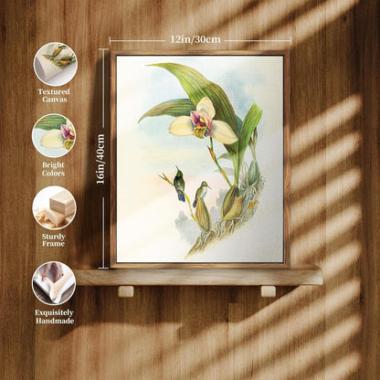 Vogel Leinwand Bilder mit Holzrahmen, 30x40cm Wohnzimmer Schlafzimmer Deko