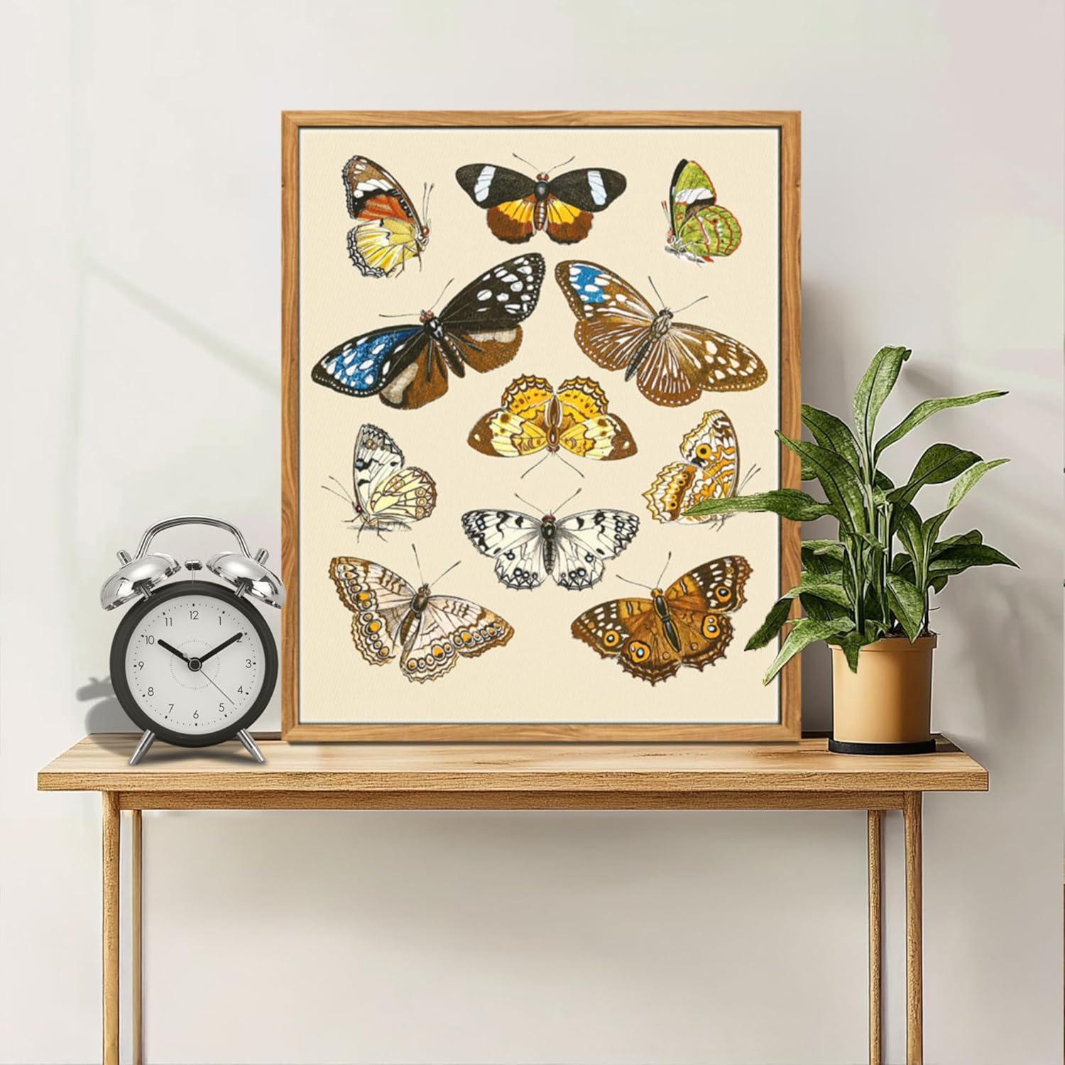 Insekten Leinwandbild mit Holzrahmen 40x60cm Wohnzimmer