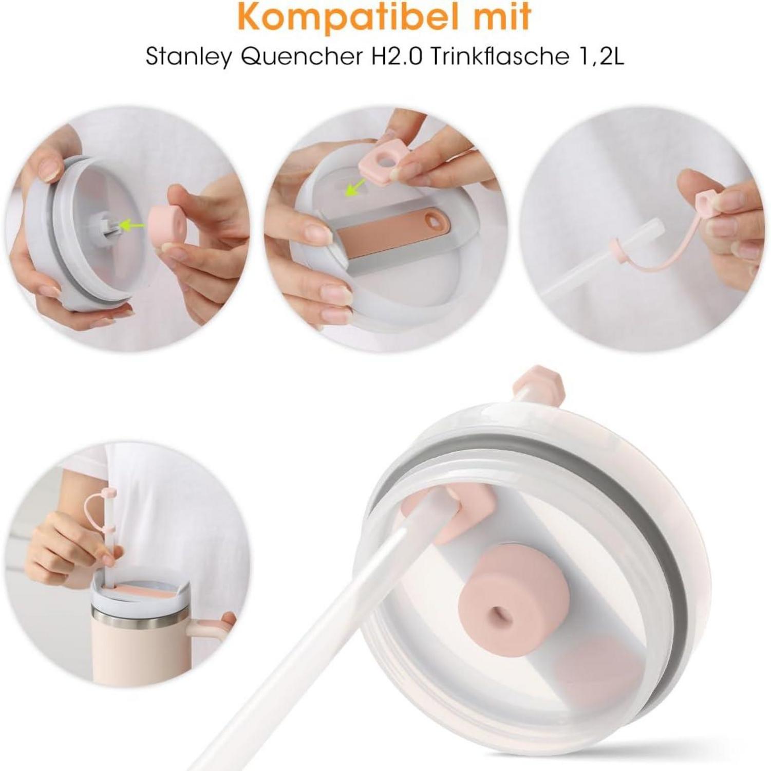 6er Set Trinkhalme für Stanley Quencher H2.0 1,2L FlowState