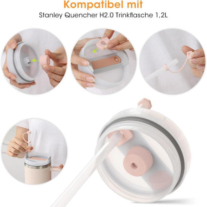 6er Set Trinkhalme für Stanley Quencher H2.0 1,2L FlowState