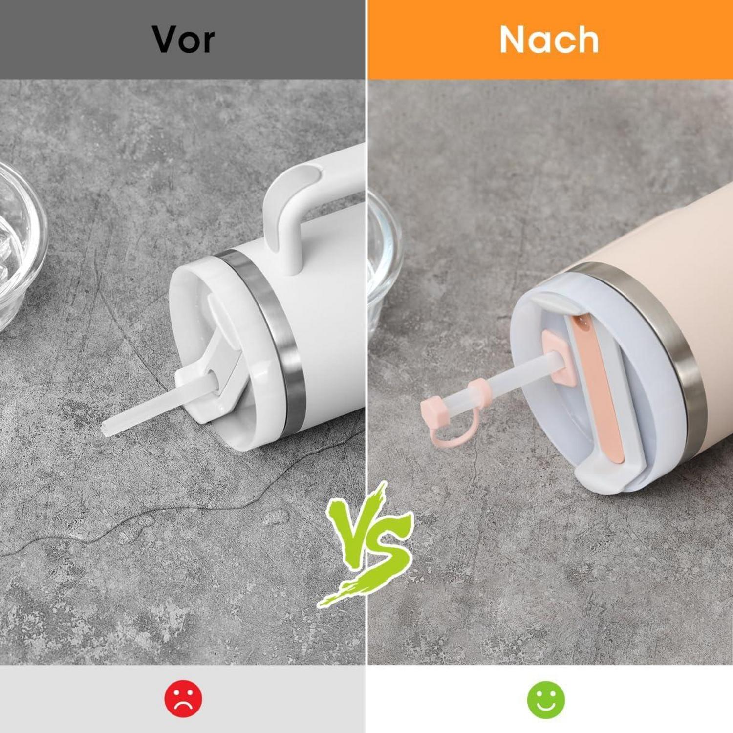 6er Set Trinkhalme Ersatz für Stanley Quencher H2.0 1,2L FlowState Trinkflasche