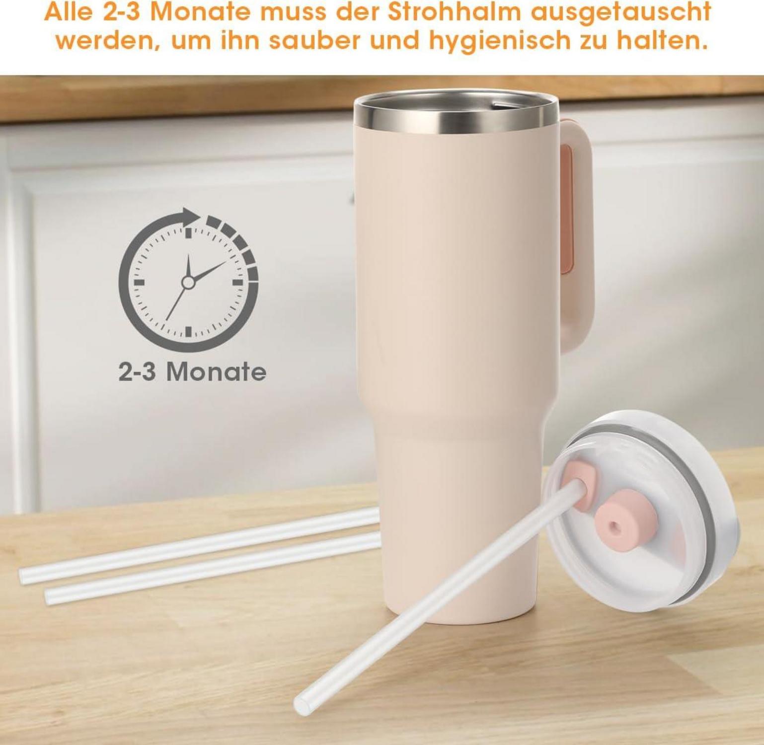Trinkhalme Set kompatibel mit Stanley Quencher 1,2L FlowState