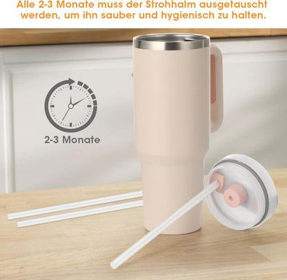 Trinkhalme Set kompatibel mit Stanley Quencher 1,2L FlowState