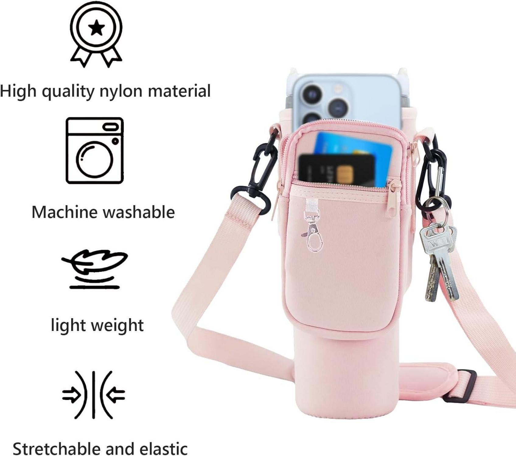 Neopren-Tragetasche für Stanley Cup 40oz in Rosa