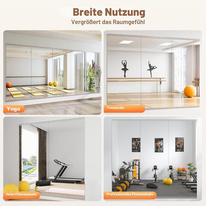 Ganzkörperspiegel 180x80cm – Fitness, Tanz & Wandspiegel