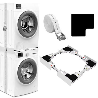 Waschmaschine & Trockner Verbindungsrahmen Set – Platzsparend & Sicher