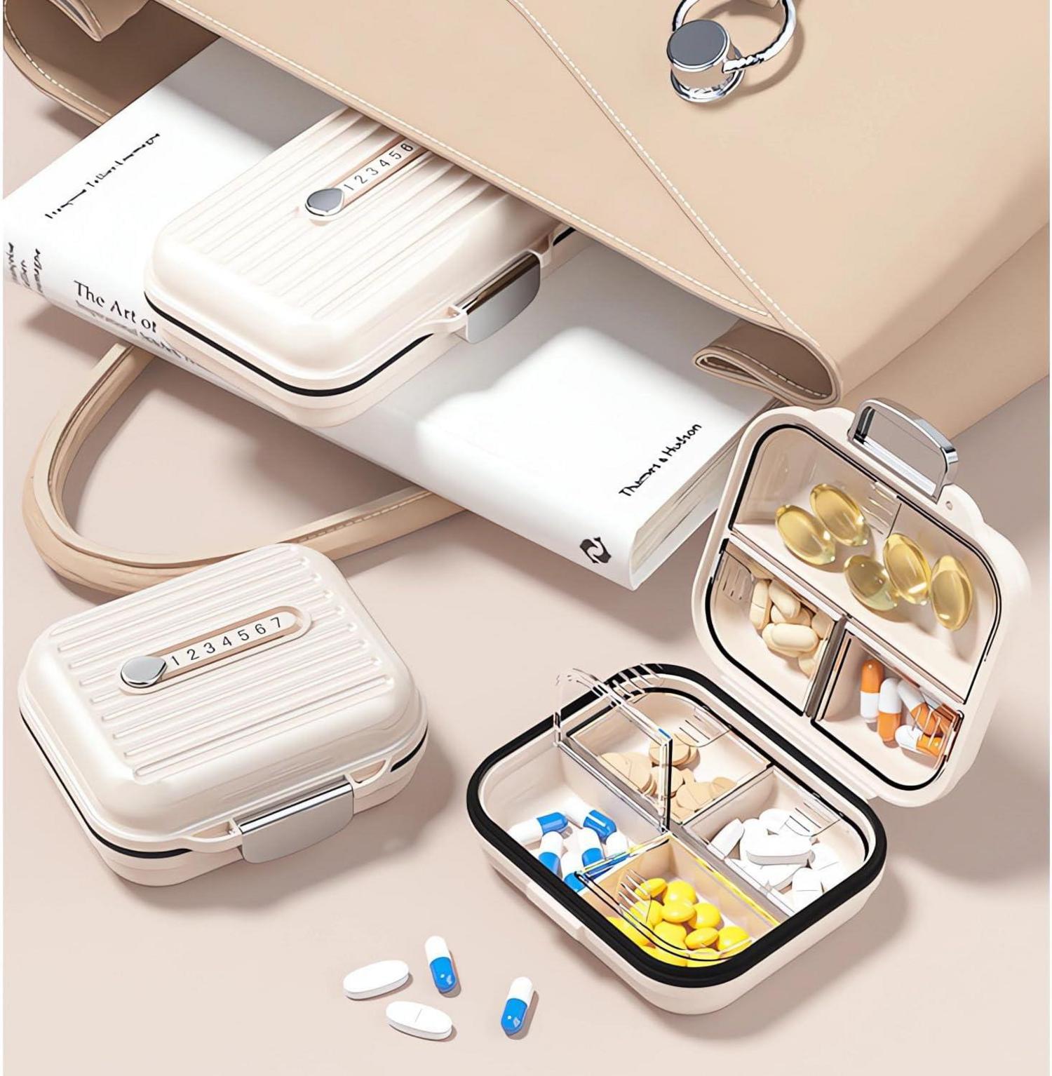 Pillendose Tablettendose 7 Tage Reise Pillenbox Organizer