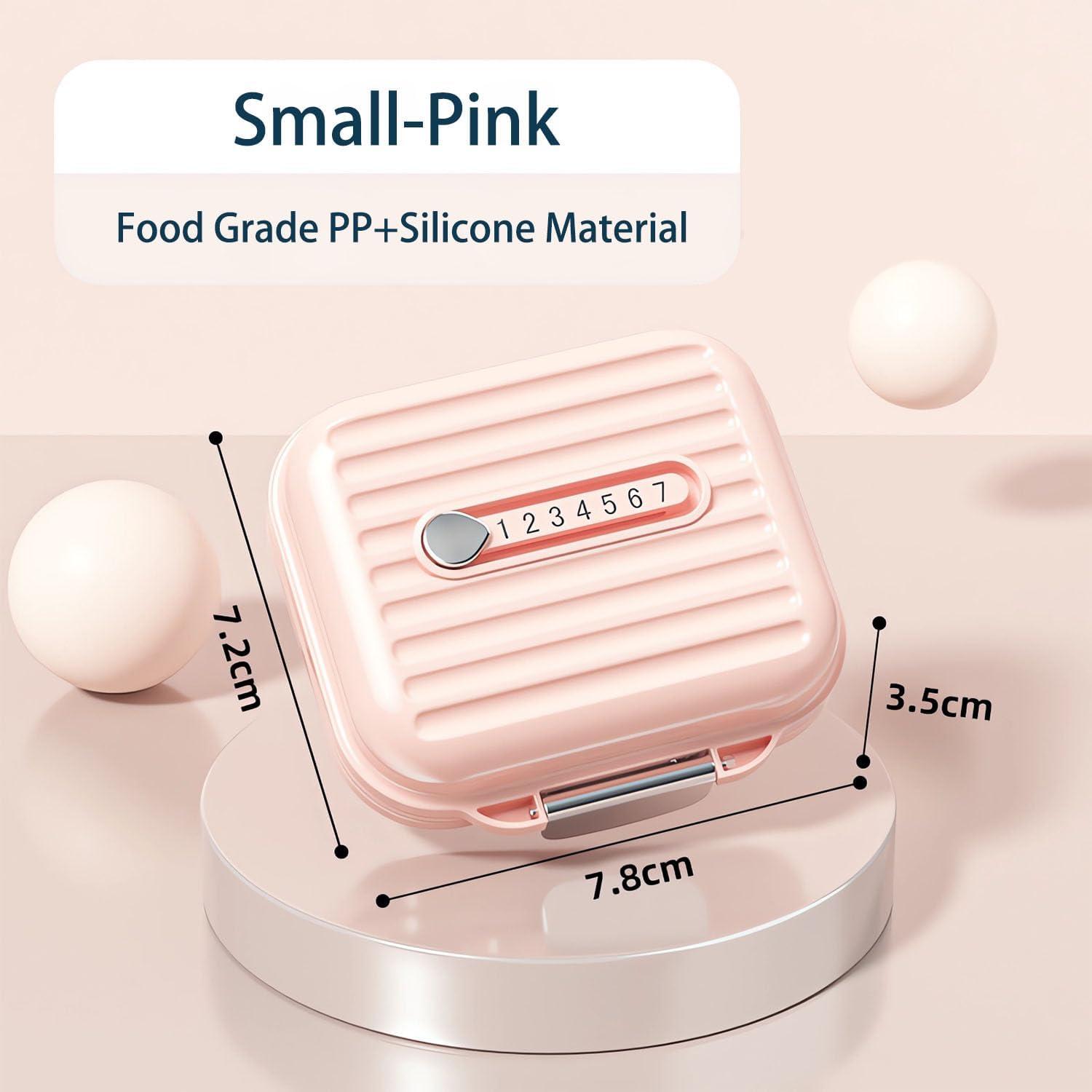 Tablettenbox 7 Tage Reise Pillendose 2er Set Tragbar & Auslaufsicher