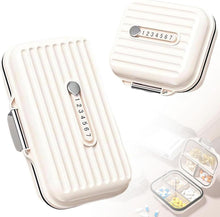 Pillendose 2 Stück für Unterwegs Tablettenbox Reise Pillenbox 7 Tage