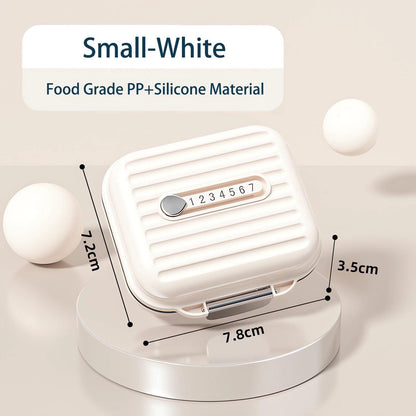 Pillendose 2 Stück für Unterwegs Tablettenbox Reise Pillenbox 7 Tage