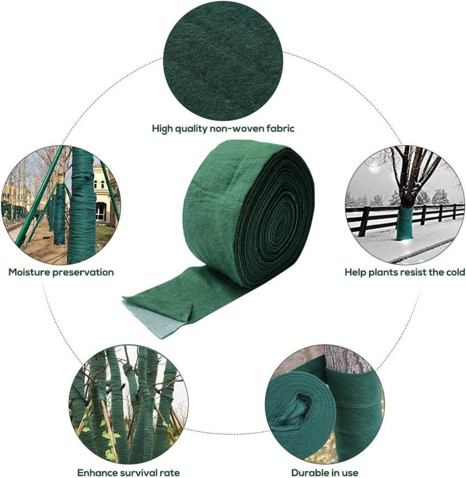 Baumschutzbandage 2 Rollen 20mx12cm Winterfest Pflanzenschutz