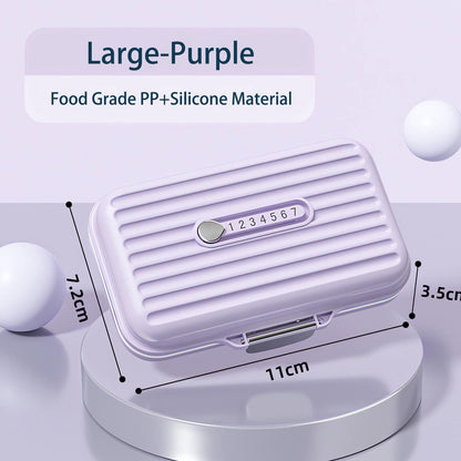 2 Stück Pillendose für Unterwegs - Tablettenbox 7 Tage