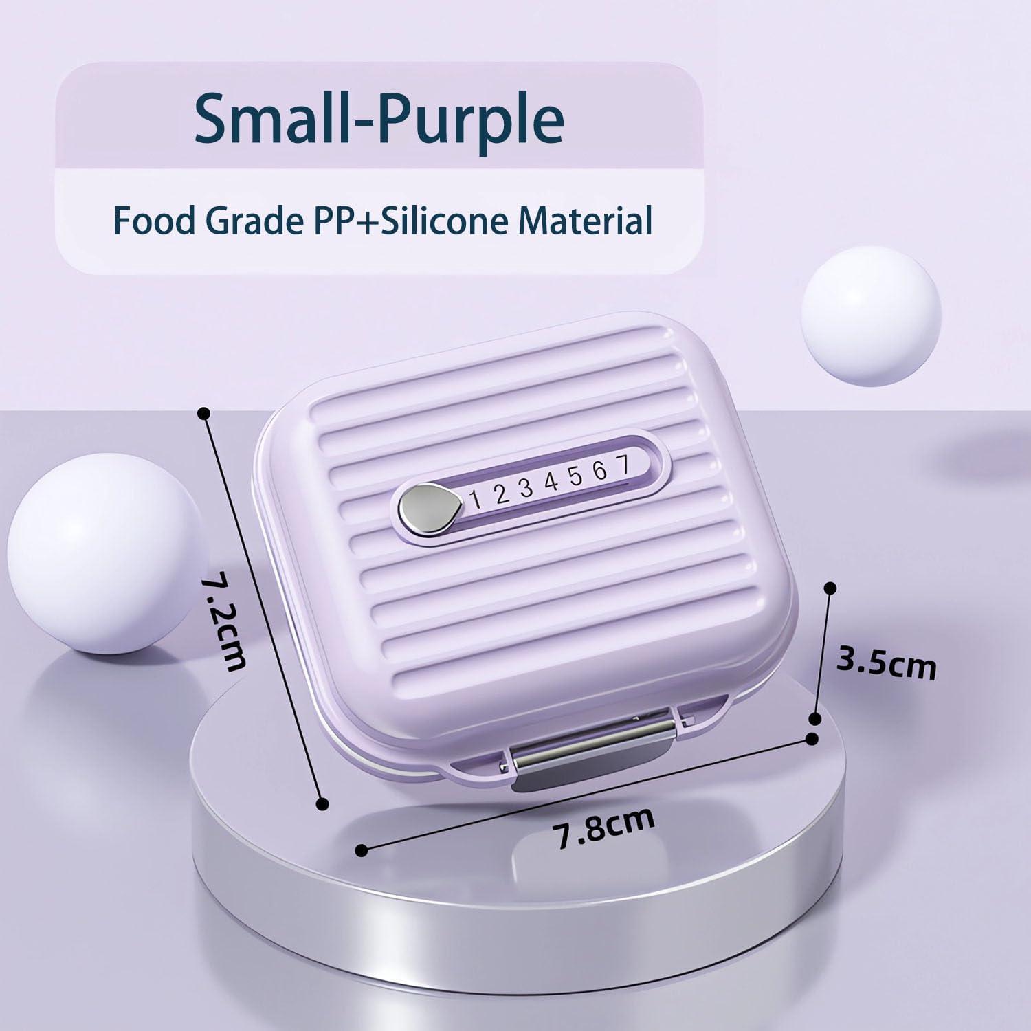 Tablettendose 7 Tage für unterwegs - Pillenbox Reise mit 2 Stück