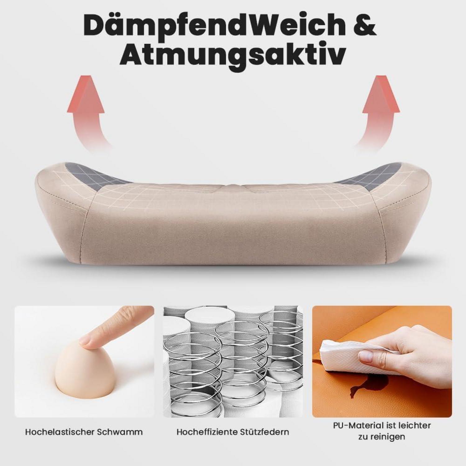 Ergonomischer Gaming-Stuhl mit Fußstütze und