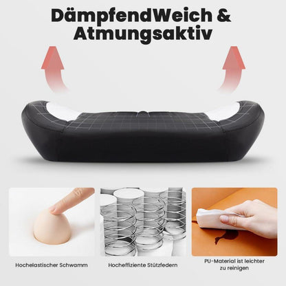 Ergonomischer Gaming-Stuhl mit Fußstütze und Kopfstütze