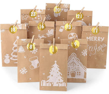 Adventskalender Weihnachtskalender zum Befüllen Cozy Winter