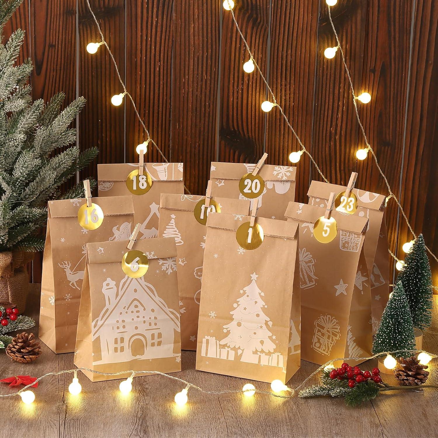 2024 Weihnachtskalender Tüten Selber Befüllen Cozy Winter