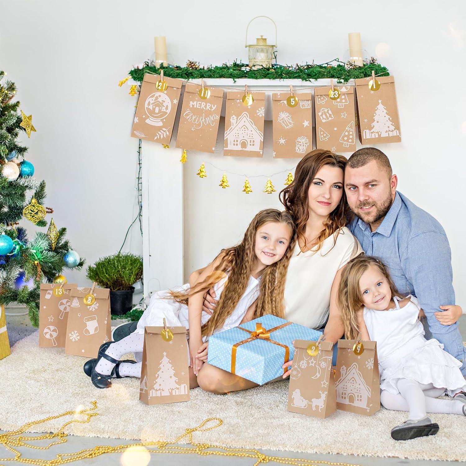 2024 Weihnachtskalender Tüten Selber Befüllen Cozy Winter