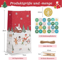 Adventskalender 2024 zum Befüllen für Kinder und Erwachsene