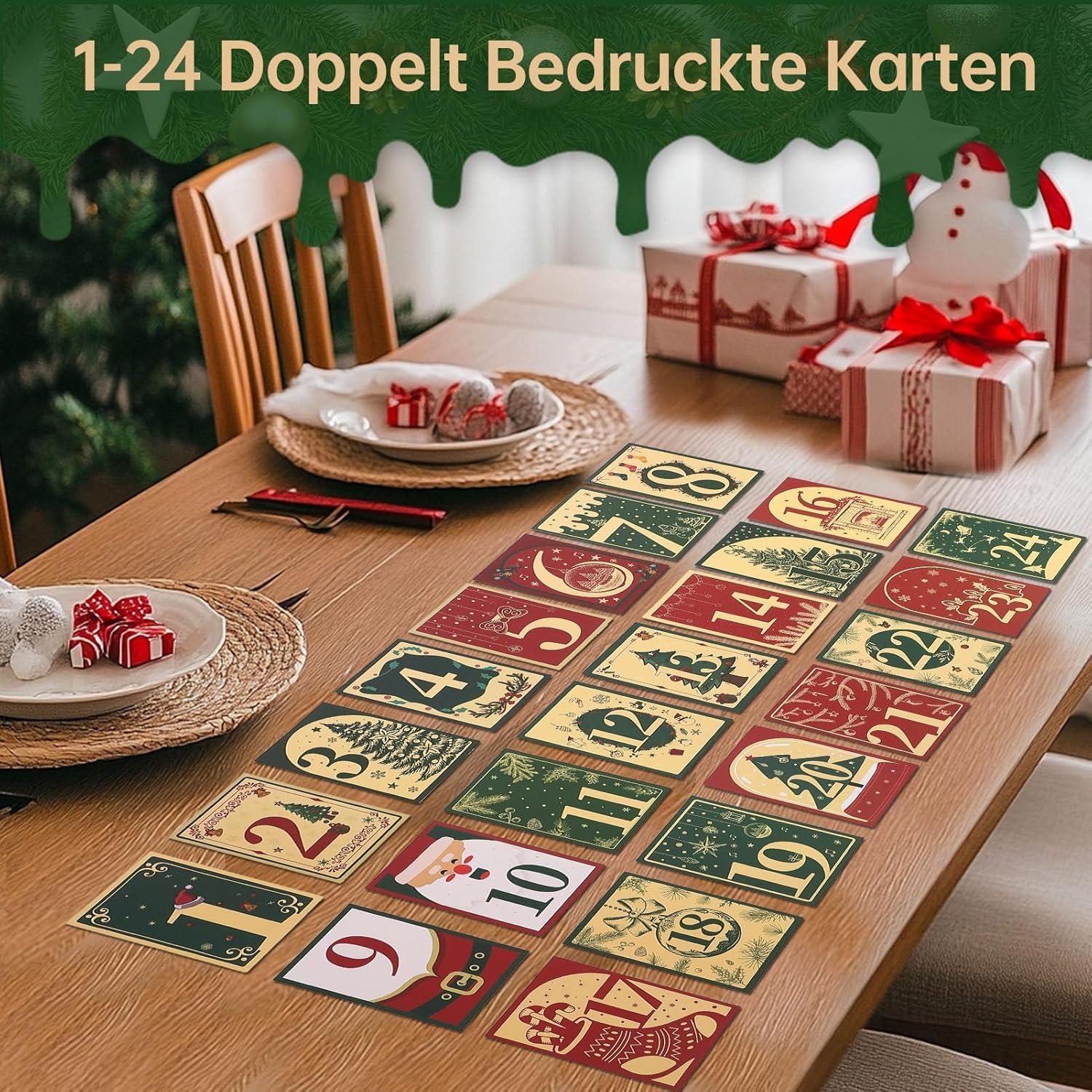 Adventskalender mit Achtsamkeitsübungen & Motivationskarten