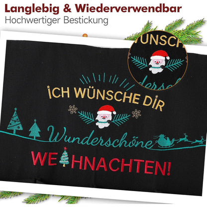 2024 Adventskalender zum Befüllen Stoff Wandkalender
