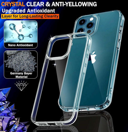 Schutzhülle für iPhone 12 Pro 6,1 Zoll, Stoßfest & Anti-Kratz, 3