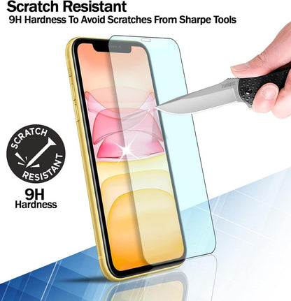 iPhone 12 Pro 6,1 Zoll Hülle Stoßfest Anti-Kratz + Panzerglas Transparent