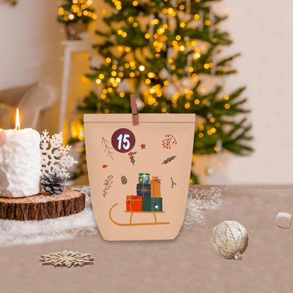 Adventskalender zum Basteln und Befüllen, 24