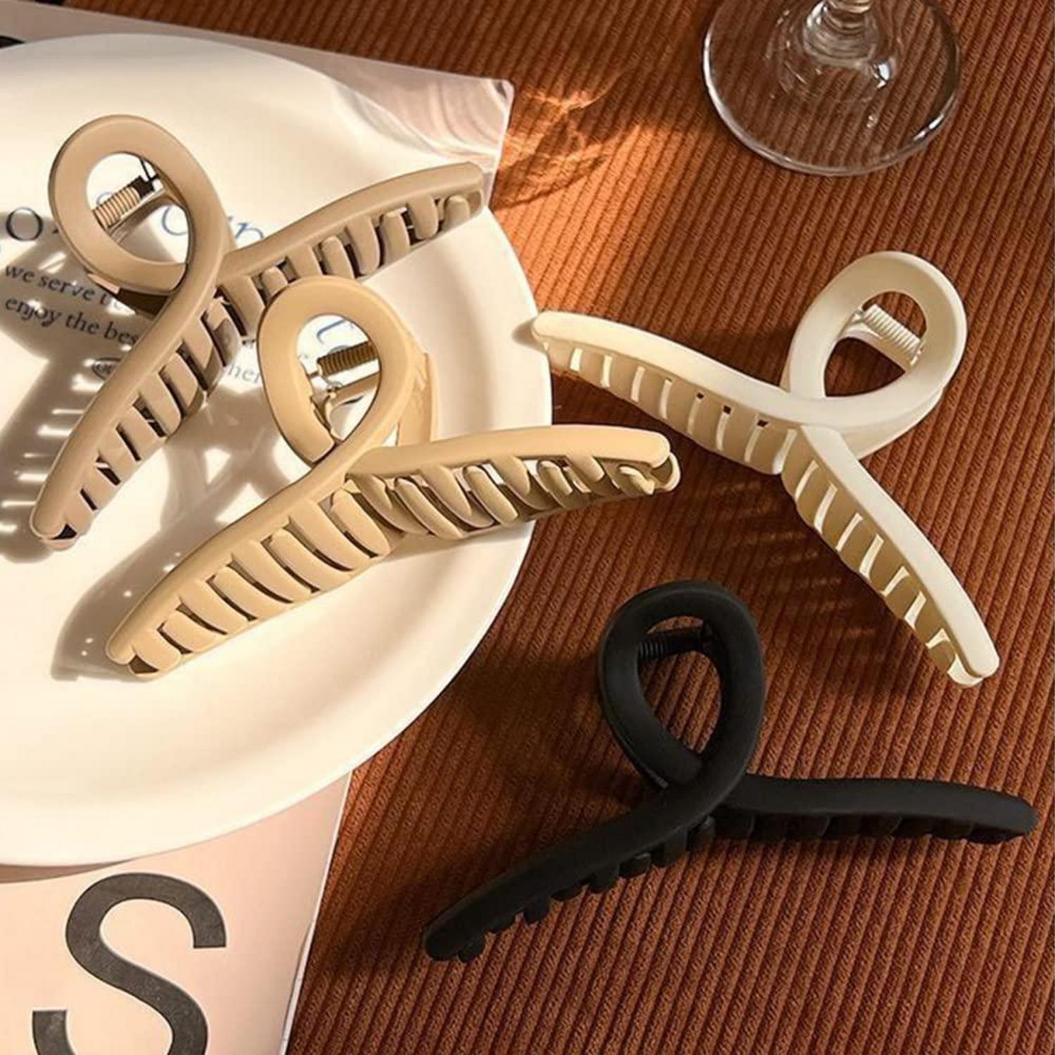 4 Stück Extra Große Haarklammer 13cm Haarspangen Rutschfeste Haar Jaw Clips