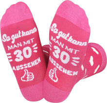 30. Geburtstag Frauen Lustige Socken Geschenk - Herzdesign