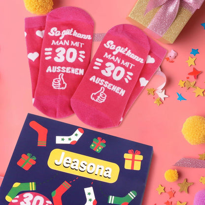 30 Geburtstag Frauen Socken Lustiges Geschenk Personalisiert Freundin