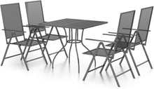 Essgruppe 4 Personen Gartenmöbel Set Stühle Tisch klappbar
