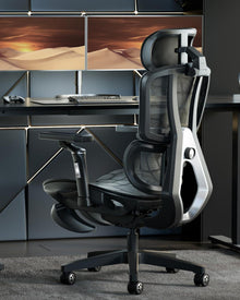 Ergonomischer Bürostuhl 6D-Lendenwirbelstütze 360° Verstellbarer