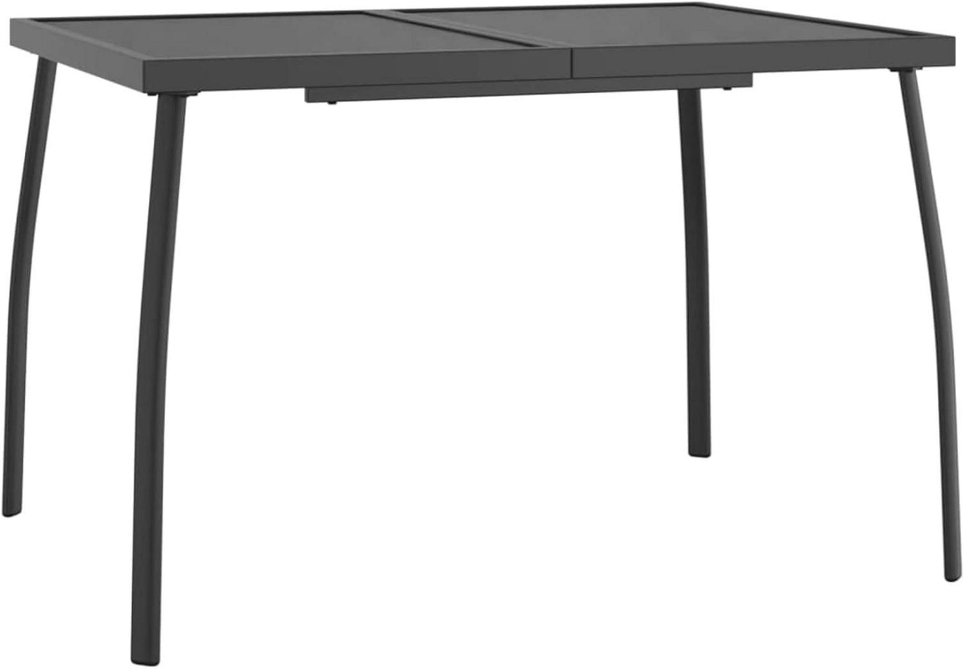 Capwee Garten Essgruppe 4 Stühle Tisch Set klappbar verstellbar 5-tlg