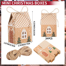 24er Geschenkbox Weihnachten Adventskalender Häuschen