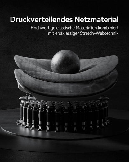 Ergonomischer AutoFull G5 Bürostuhl 6D-Lendenstütze Netzrücken Armlehnen Blue
