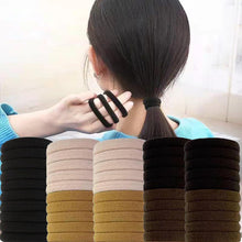 50er Pack Nahtlose Haargummis in 5 Farben - Stark Stretch