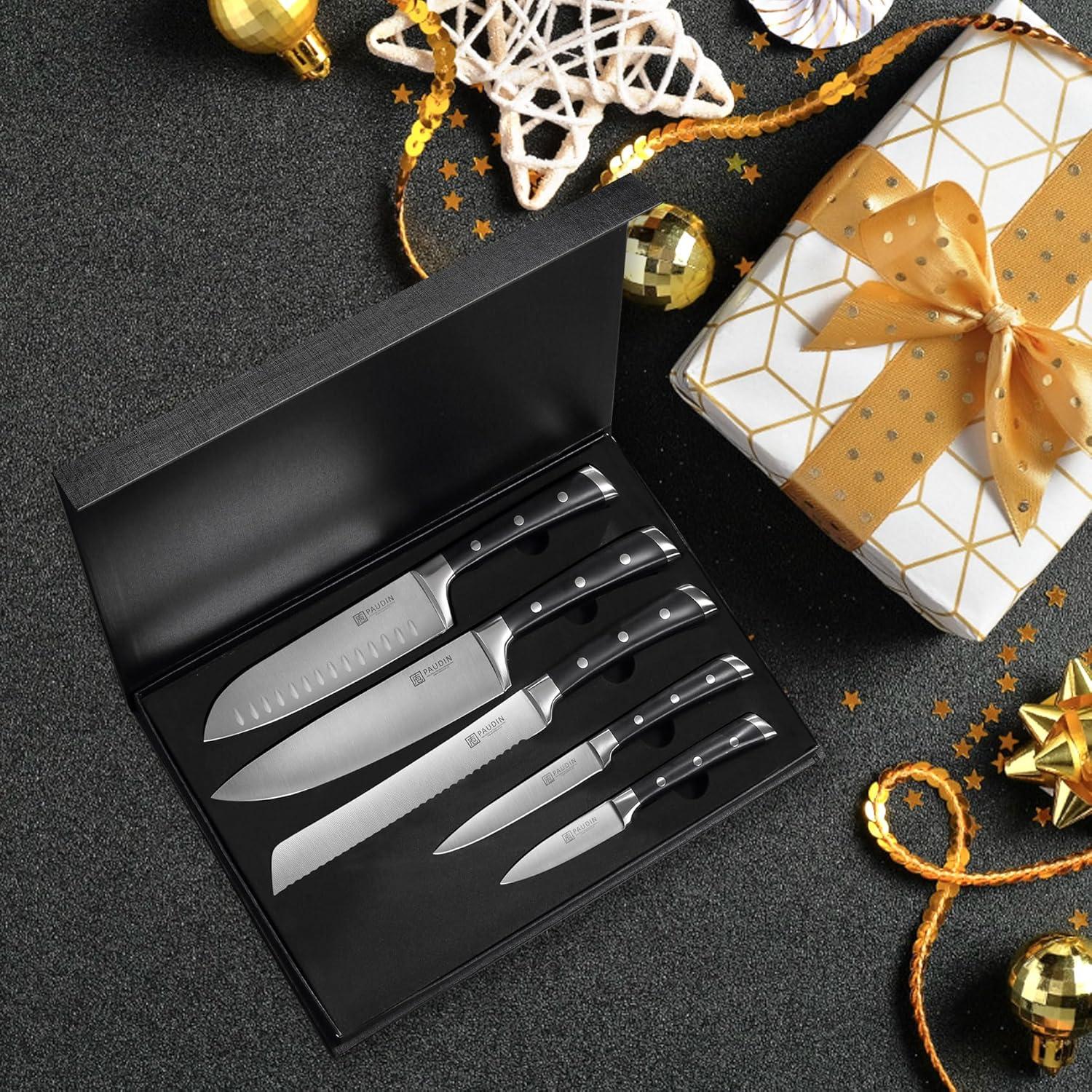 Messerset 5-teilig, Küchenmesser Set mit