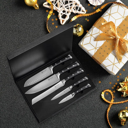 Messerset 5-teilig, Küchenmesser Set mit