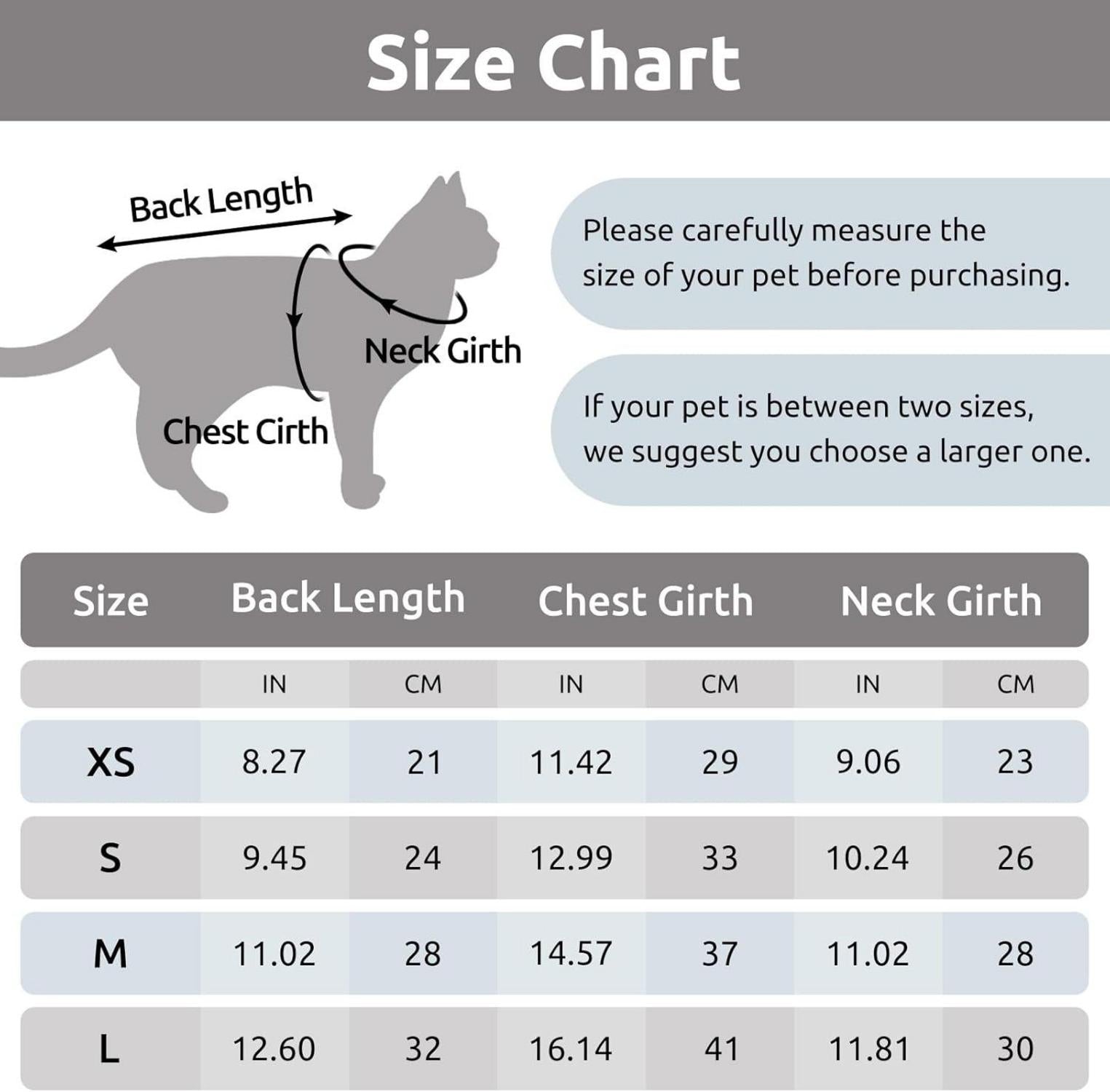OP Nachsorge Katzenbody Schwarz M, Postoperative Katzenkleidung