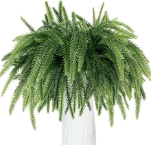 Künstliche Tannenzweige Weihnachtsdeko Norfolk Pine 45CM 4 Stück