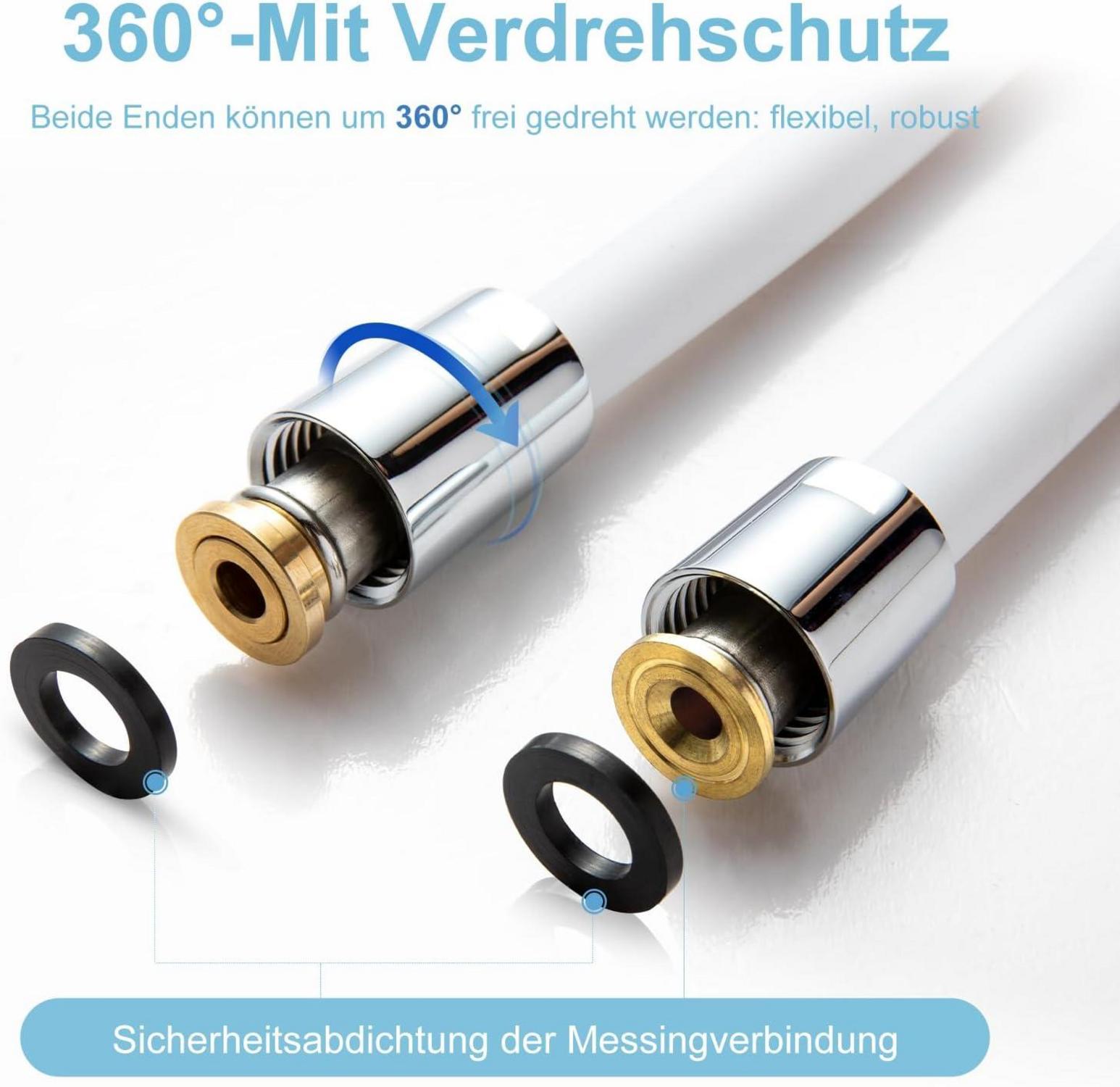 Hochwertiger PVC Duschschlauch 1,6m für