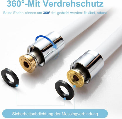 Hochwertiger PVC Duschschlauch 1,6m für
