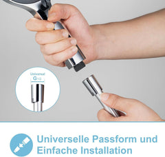Duschschlauch 3m PVC Universal Hochdruck Brauseschlauch Ersatz