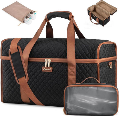 Große Damen Reisetasche Wasserdicht Weekender mit Schuhfach