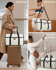 Große Reisetasche Weekender Damen, Handgepäck Duffle Bag mit