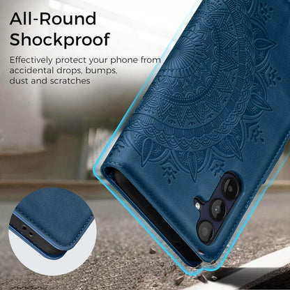 Lederhülle Samsung Galaxy A25 Flip Wallet PU Case Kartenfach Magnet