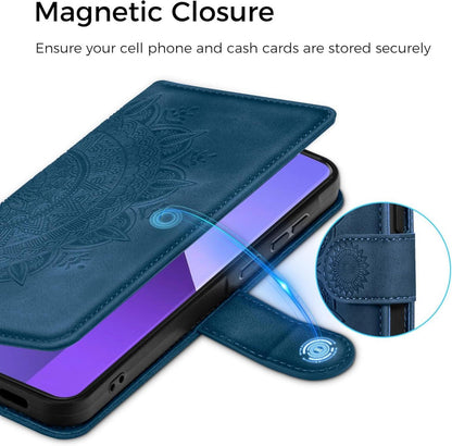 Handyhülle Xiaomi Redmi Note 13 Pro Plus 5G Flip Wallet Schutzhülle Dunkelblau