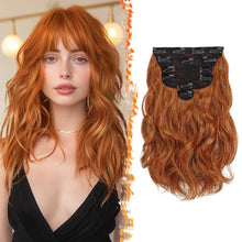 Clip in Haarverlängerungen 30cm Kurzes Welliges Haarteil Extensions