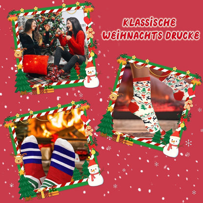 2024 Weihnachtsstrümpfe 12-tlg. Adventskalender für Frauen